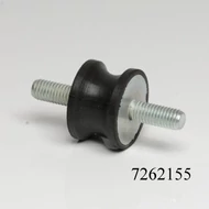 Gumibak 26/18-28mm 2csavar  M8 karcsúsított TP-1 26/18-28 M8x20 (30x30mm)