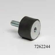 Gumibak 30x20mm 1csavar+1anya M8 MB hűtőtartó