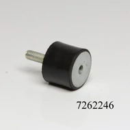 Gumibak 25x20mm 1csavar+1anya M6X18mm MB hűtőtartó