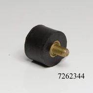 Gumibak 30x20mm  1csavar+ütköző M8