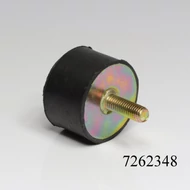 Gumibak 50x30mm 1csavar+ütköző  M10 M-0713/3 kipufogófelfüggesztő IFA