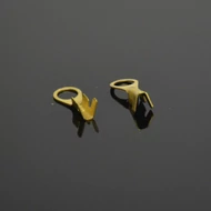 Kábelsaru kerek 6mm sárgaréz kábelvég