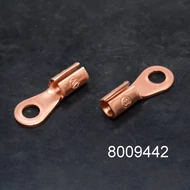 Kábelsaru kerek 4x4mm  vörösréz kábelvég