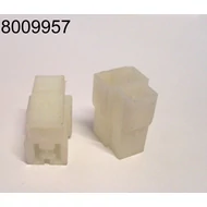 Csoki (csatlakozóház) 3csatlakozós pár üres 6.3mm