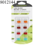 Biztosíték késes micro3 3 lábú 8db-os japán CM58391