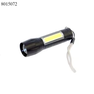 Elemlámpa ledes akkus 91mm/21mm tölthető USB-vel zöld dobozos, állítható fókusz  16035