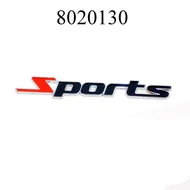 Felirat króm SPORTS LOGO 140x20mm