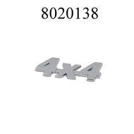 Felirat króm "4X4" LOGO öntapadós