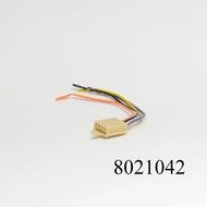 Elektromos csatlakozóház (csoki)  4k Lada 110 hátsólámpához vezetékkel