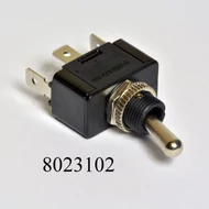 Kapcsoló fémnyeles 2állású 12mm ST21 250V 6A 12mm-es lyukba