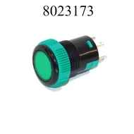 Nyomókapcsoló zöld 12V 20A  09151GR