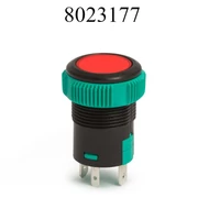 Nyomókapcsoló piros 12V 20A 09151RD