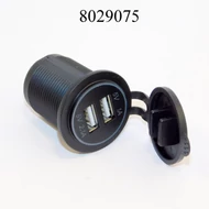 USB aljzat 2-es, anyával rögzíthető