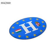 Matrica H-betű euros külsős 30H001 12x8cm