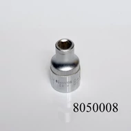 Crowaszem 8mm-s 6 lapú 1/2"-s h=38mm (kézi dugókulcs)