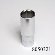 Crowaszem 21mm 6lapú 1/2"  hosszú h=76mm (gyertyakulcsnak is jó!)