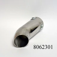 Kipufogóvég saválló 63mm csavaros Paragi Diesel lehajló