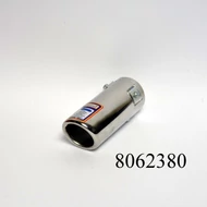 Kipufogóvég saválló 52mm ferde csavaros PARAGI 125mm és 145mm-s hosszban