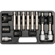Bitfej készlet hex-torx-spline 13 db-s, YT-0421 generátor szerelő készlet Yato