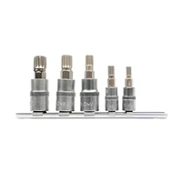 Crowabitfej készlet 1/4", 3/8" M5-M12 12l. YT04360 Spline (torx)