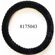 Volánvédő  plüss 37-38cm fekete  KV-TH38536BK