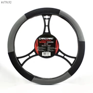 Volánvédő műbőr 38cm szürke-fekete HVA001 hálós betéttel 55756GY