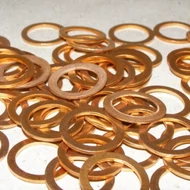 Csavaralátét réz 6x12x1mm