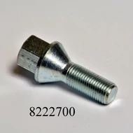 Kerékcsavar 12x1.25x27mm 17-es kulcs sima kúp króm 10.9 (12x1.25x28mm)