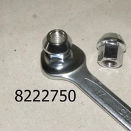Kerékanya 12x1.25mm sima kúpos 17-s nyitott (pl. Niva)
