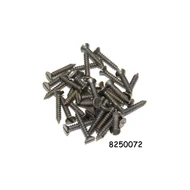 Lemezcsavar 2x15mm fekete süllyesztett fejű