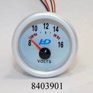 Műszer voltmérő HD fehér hátlap LED7701 kék világítás