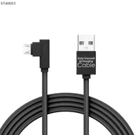 Telefontöltő-adatkábel USB-microUSB 2m 2A Lightning Gamer 90fokos 55444M-BK