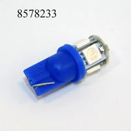 Izzó LED 12V T10 5SMD kék /db (5W)