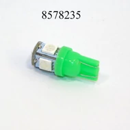 Izzó LED 12V 5SMD zöld db-os T10