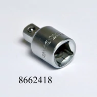 Hajtószár adapter 1/2"-3/8"(!!) CrVa DIN3123 YT-1255