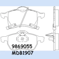 Fékbetét első Opel MDB1907 SR719 U.30443 12-0811  ASTRA, ZAFIRA 1605035 FDB1295 JCP1295