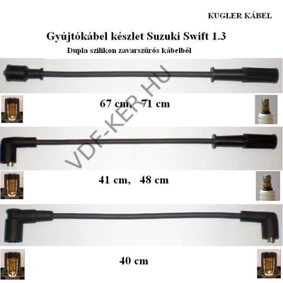 Gyújtókábel garn. Suzuki Swift 1.3 TST844B  JP316  BV25.507 JIC814 33705-51G10