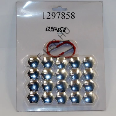 Kerékcsavarkupak 17mm króm készlet 20db-os