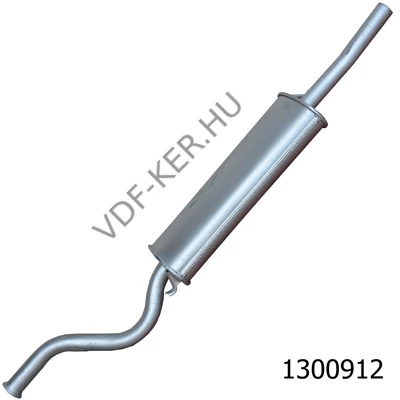 Kipufogó hátsó S2112  ( enyhén hajlított hosszú cső)