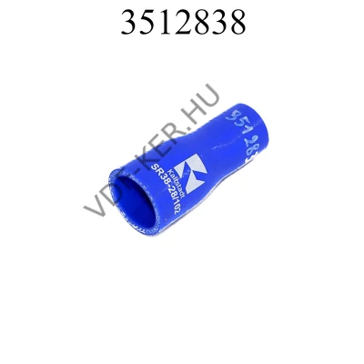 Tuningcső szűkítő kék 28-38mm 102mm szilikoncső (SR38-28/102) H015540