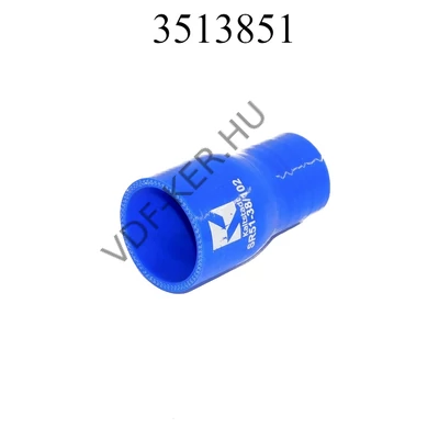 Tuningcső szűkítő kék 38-51mm 102mm szilikoncső (EAD5138, SR51-38/102)