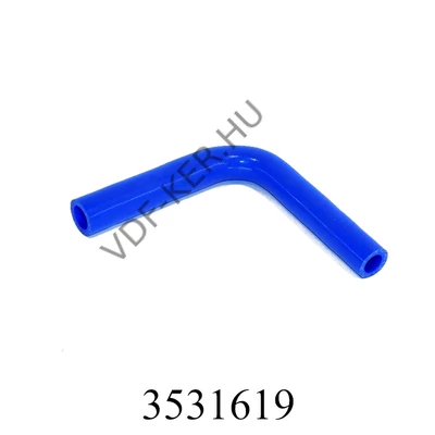 Tuningcső könyök 16-19mm 150mm, szilikonos H016220 RD-ZRE90-19-16, AD901916