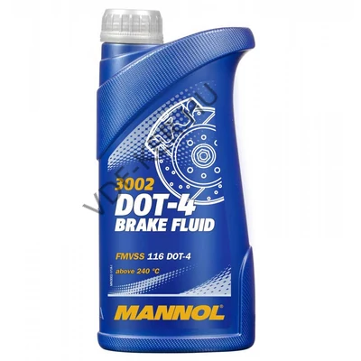 Fékolaj DOT4 1kg Mannol 3002