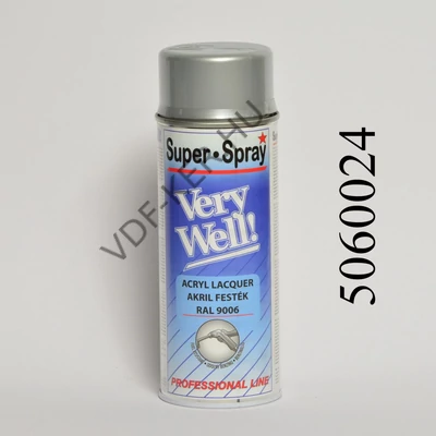 Keréktárcsa ezüst festék spray RAL9006  400ml-s