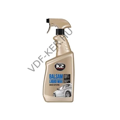 K2 gyorspolírozó wax BALSAM 700ml  pumpás új, újszerű és metál fényezésre K010M