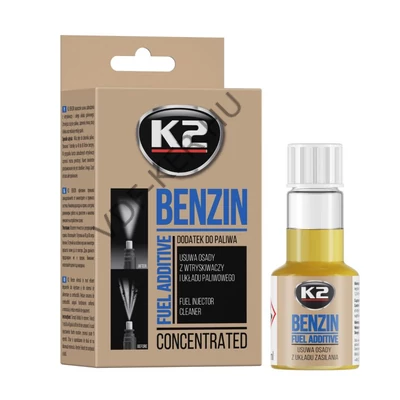 K2 benzines befecskezendő tisztító adalék 50ml