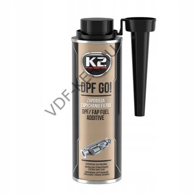 K2 gázolaj adalék DPF Go! tisztító diesel 250ml T319
