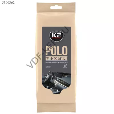 K2 műszerfal ápoló kendő POLO matt   24db/csomag K425 Polo kendő