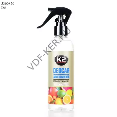 K2 DEOCAR illatosító pumpás 250ml  Több féle illatban