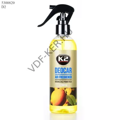 K2 DEOCAR illatosító pumpás 250ml Lemon 
